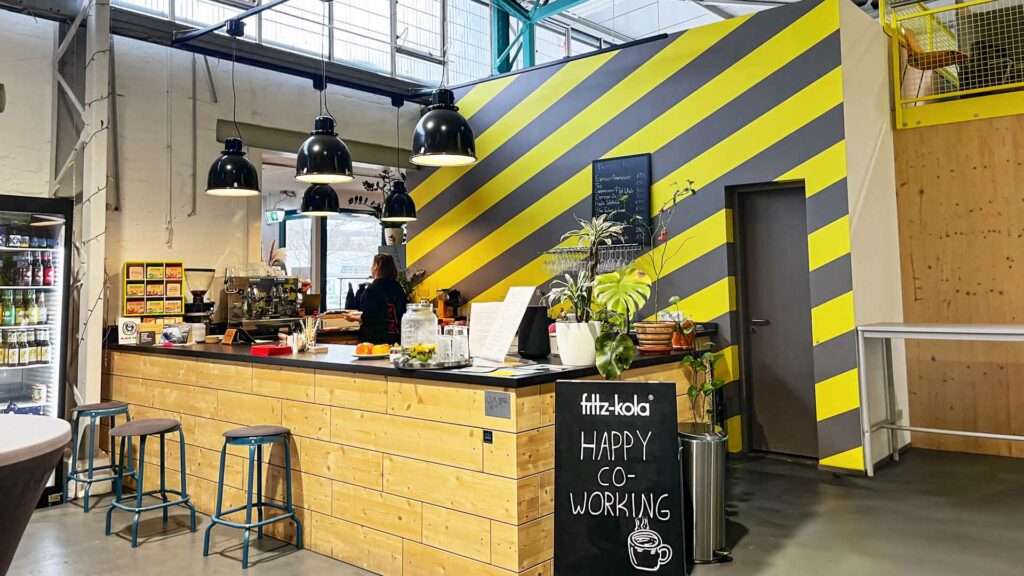 Die Kaffeebar der Halle 4